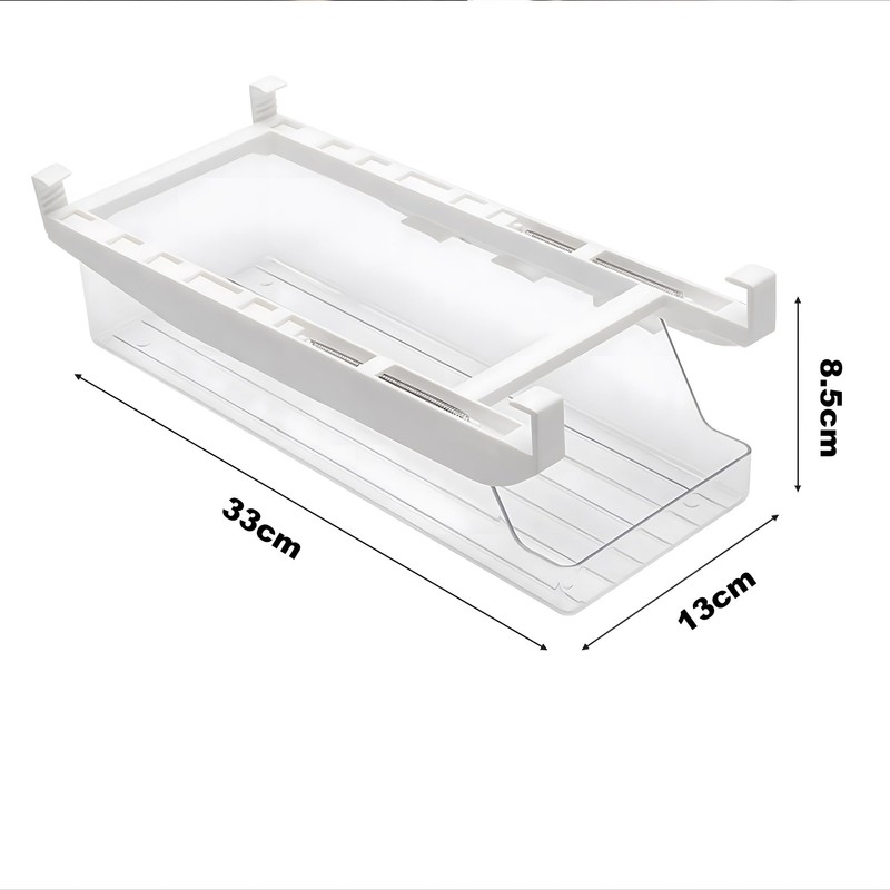 VOCAON 2 Pack Refrigerator Drawer Can Organizer, Hanging Soda Can