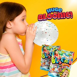 JA-RU Bloonies Magic Confetti Balloons w/Straw (1 Unit) Clear Balloons with Confetti. 2000s Toys for Kids. Party Must Haves, Baby Shower & Wedding Decoration. 4231-1A