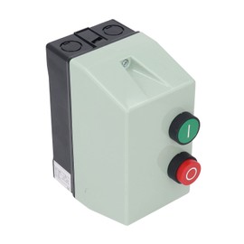 Magnetic Electric Motor Starter, Single Phase 2.2KW 3HP, 3 Phase 4KW 5.5HP Magnetic Motor Starter with Waterproof Plug, Overload and Defect Protection, Magnetic Switch Box