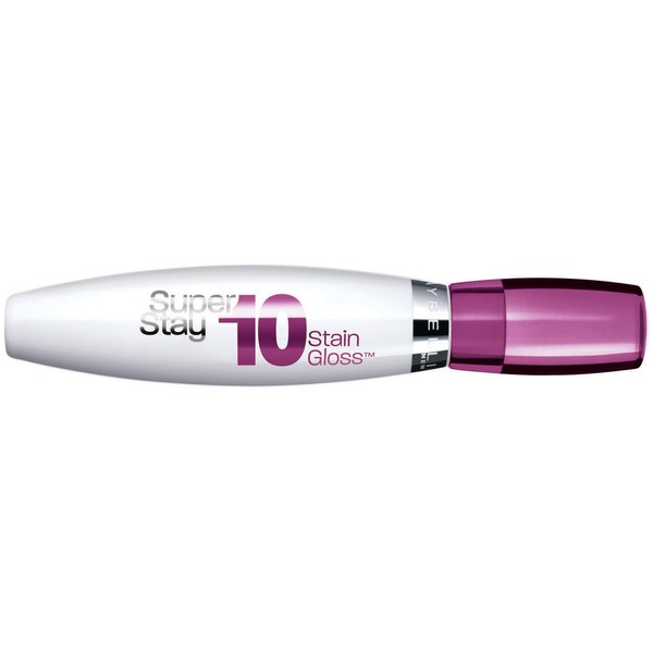 Maybelline New York Superstay 10 hour Stain Gloss, Pleasing Plum, 0.35 Fluid Ounce