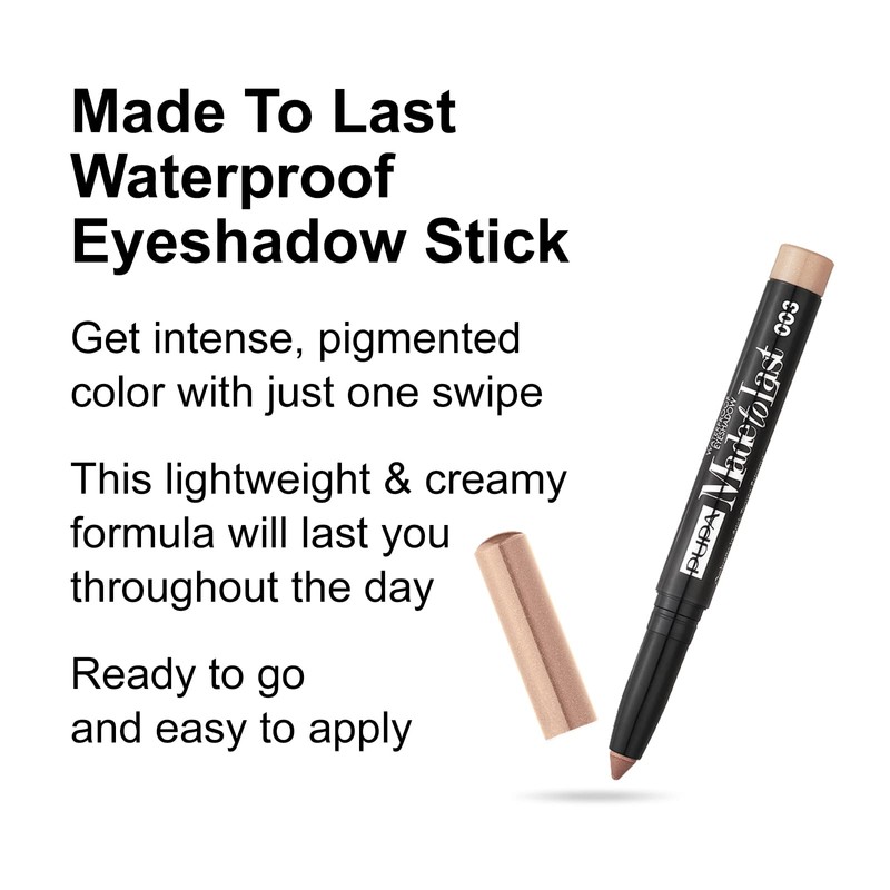 Pupa Made To Last Waterproof Eyeshadow 003 Nude Gold