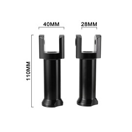 USTPO Passenger Foot peg Footpeg Supports Footrest Mount Brackets Kit for Softail Models Deluxe Heritage Sport Glide Softail Slim Street Bob Breakout Low Rider 2018-2024 Black