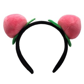 Cute Peach Hairband Honey Peach Headband Makeup Wash Face Fruit Adult Women Girl Headwear