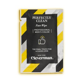 Cleverman 10 Pack Facial Wet Wipes – Gentle Facial Cleansing Towelettes Unscented, Hypoallergenic, Removes Hair Dye Stains, Travel Size, No Residue, Easy to Use