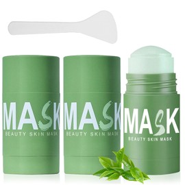 COWANIEE 2 Pcs Green Tea Deep Cleanse Mask,Green Mask Stick