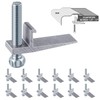 Dreyoo 12 Pack Sink Clips for Countertop Sinks, Heavy Duty