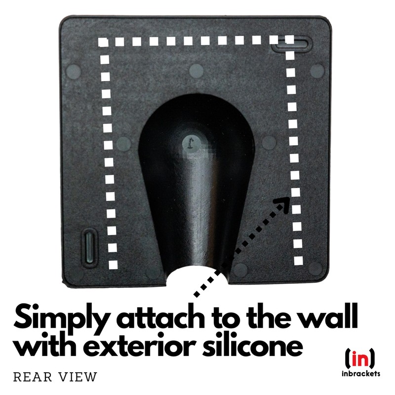 External Brick Burst Buster Plate - Cable Wall Entry Tidy