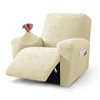 JIVINER Oversized Recliner Chair Covers, 3 Piece Slipcovers for Large