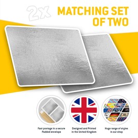 Rectangle Stickers(Set of 2) 7.5cm BW - Rose Foil Copper Colour Shimmer Fun Decals for Laptops,Tablets,Luggage,Scrap Booking,Fridges, #43458