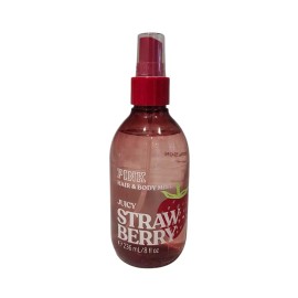 Victoria's Secret NEW VICTORIA'S SECRET PINK HAIR & BODY MIST SPRAY, 8 oz *CHOOSE YOUR SCENT* - Juicy Strawberry