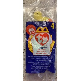 Mattel 1998 McDonald's Happy Meal Toy Ty Teenie Babby "INCH" #4 - Unopened