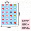 K-Kraft 120 Heart Stickers (Hearts Extravaganza) - 12 Different Patterns