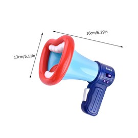 BESPORTBLE Megáfono Eléctrico Infantil con Cambio de Voz Diseño Boca Divertido Sonido Juguete Práctico para de Usar y Portátil Color Azul Aleatorio Color Aleatorio