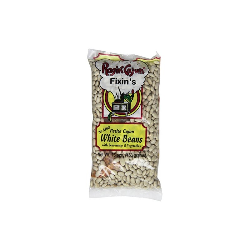 Seasoned White Beans 16 oz Ragin Cajun (Pack of 6)