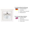 HUBER Motion 15 PIR Motion Sensor 190° for Indoor Use