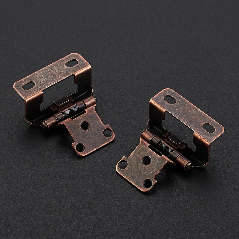 Ravinte 10 Pack 5 Pairs Semi-Overlay 1/2 inch Self-Closing Face