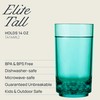Drinique ELT-TA-TEL-4 Elite Tall Unbreakable Tritan Highball Glasses, 14 oz