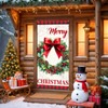 Christmas Wreath Door Cover