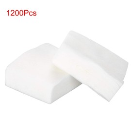 Disposable Cotton Pads, Pack of 1200/1600 Thin Absorbent Cotton Pads for Thorough Make-Up Cleaning, for Removing Face Makeup and Polis Nails (1600 Pieces)