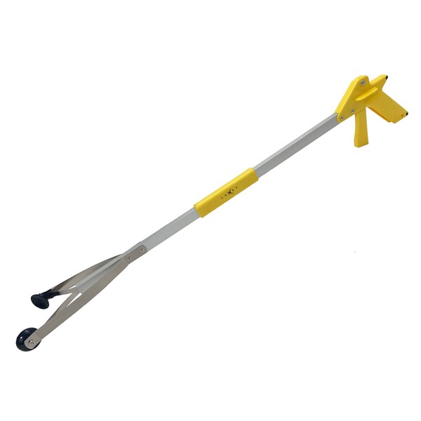 Luxet-Grabber Tool - Agarre con ventosa de 32.0 in, garra de aluminio resistente, ligero, plegable, herramienta de recogida, agarradores para ancianos, herramienta de alcance, recogedor de basura, ama