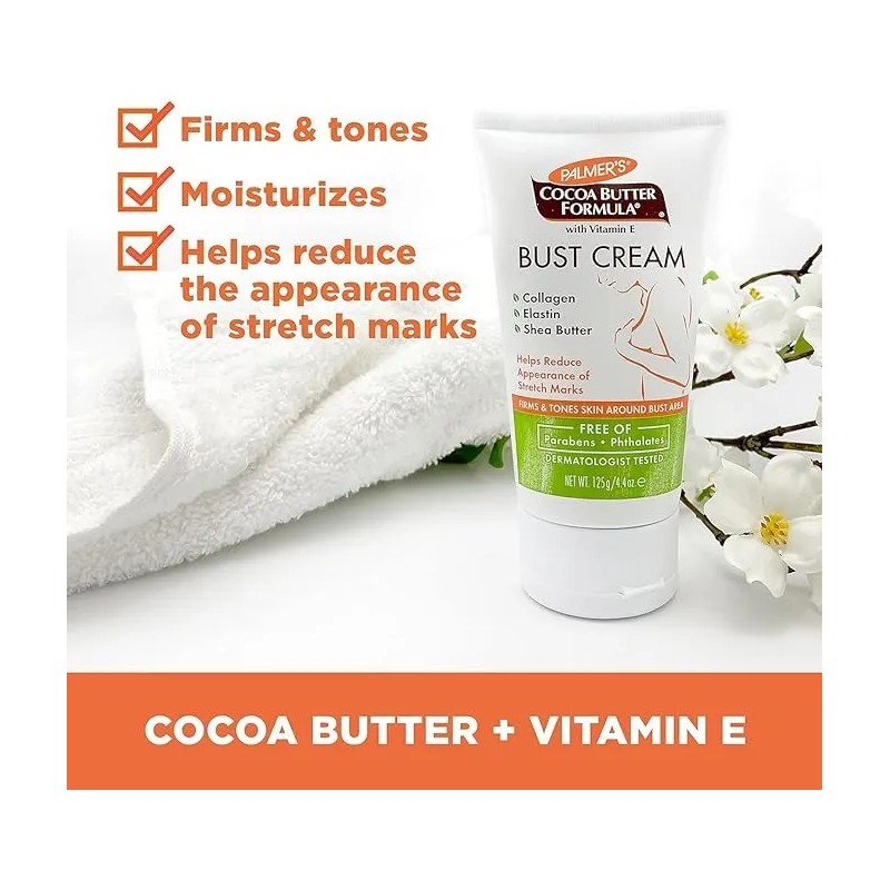 Palmers Cocoa Butter Crema Reafirmante Busto 125g
