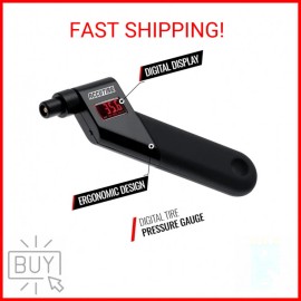 ‎Accutire Accutire MS-4021B Digital Tire Pressure Gauge with 4 Valve Caps, 5-150psi (psi,