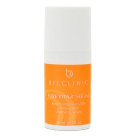 Belclinic Pure Vita-C Serum - Vitamin C, Hyaluronic Acid, Vitamin E Serum for Skincare, Anti-Aging, Brightening, Hydration, Antioxidant Collagen