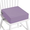 Toddler Booster Seat for Dining Chair, PU Washable Double Straps