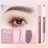 BIHADA Eyebrow Pencil, Eyebrow Dyed, Eyebrow 2 in 1, Three-dimensional