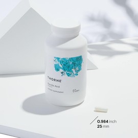 THORNE Ascorbic Acid - 1000 mg Vitamin C Supplement - Supports Healthy Immune Response, Collagen Formation, and Antioxidant Support - Gluten-Free - 60 Capsules