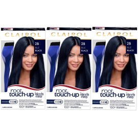 Clairol 3 Pack Clairol Nice 'N Easy Root Touch-Up, Permanent Hair Color, 2B Blue Black