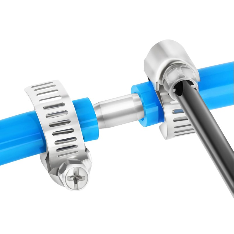 ChillWaves 304 Stainless Steel Hose Barb Fittings, Splicer Mender Union