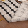 Gxfctys Table Runner, Modern Farmhouse Table Runner, Black and Beige