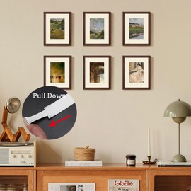 100 Pairs(200 Strips) Picture Hanging Strips Heavy Duty, Sticky Picture Hangers for Walls,Hanging Pictures Without Nails,Damage Free No Nails Adhesive Strips for Frame Hanging Mounting Strips