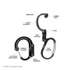 GEAR AID HEROCLIP Carabiner Gear Clip and Hook (Medium) for