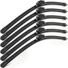 BBTO 6 Pack 22 Inch Wiper Blades 2-In-1 Windshield Wipers