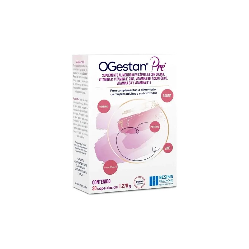 Ogestan Pré Suplemento Alimenticio Caja C/30 Capsulas Sin Sabor