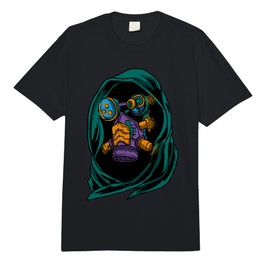 Cyberpunk Cyborg Android Cyber Bot Cool Robot Mask Gift Idea Comfort Colors Adult Heavyweight T-Shirt