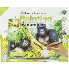 ROYAL BRUSH MANUFACTURING Junior Large Paint, Mountain Gorillas