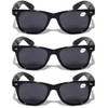 V.W.E. 3 Pairs Classic Comfortable Reading BIFOCAl Sunglasses - UV