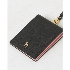 Hazzys (신세계센텀점)블랙 가죽 퍼피 배색 목걸이형 카드지갑 HIHO4F603BK (Shiinsegae Centum City) Black Leather Puppy Color Block Necklace Card Wallet HIHO4F603BK