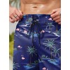 ERECT PEAK Mens Flamingo Swim Trunk Seaside Trunk Quick Dry