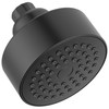 Delta Faucet Modern 3.5-inch Single-Spray Shower Head, Black Round Shower