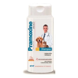 Shampoo Pramoxine Max 350 Ml Avena Hidrata Y Reduce Comezón Tono De Pelaje Recomendado