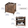 BEARUT Wooden Router Shelf Wall Mount WiFi Router Storage Box