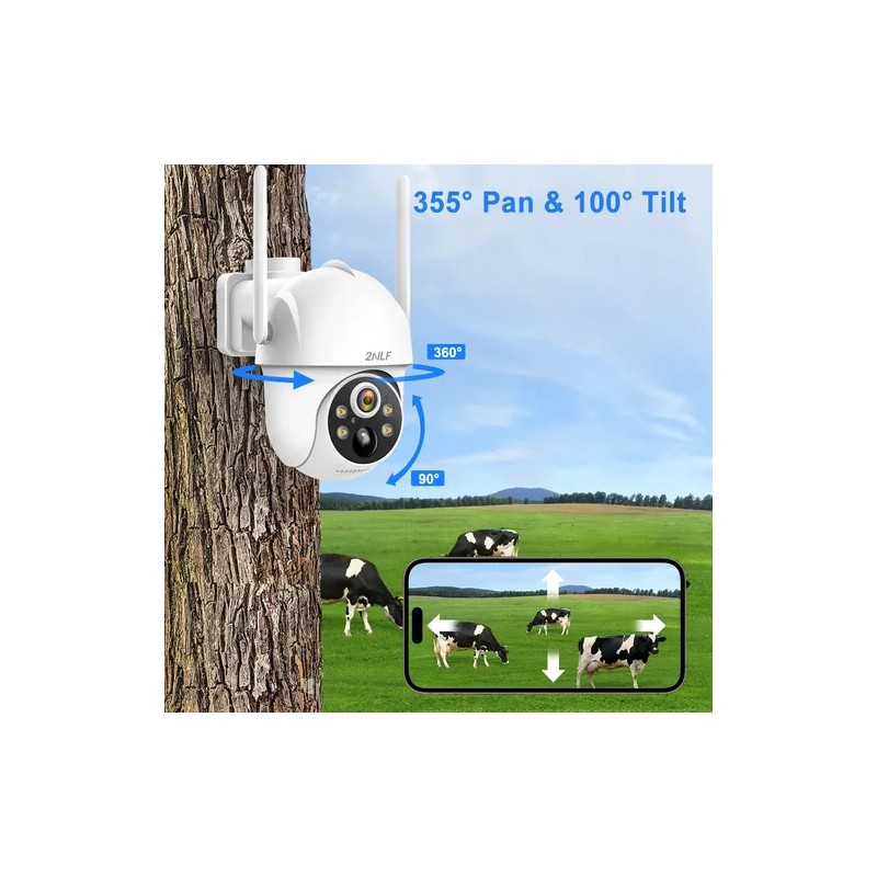 OJO 4G Cámara Vigilancia Exterior SIM Solar Inalámbricos 8MP Cámara