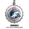 GRAPHICS & MORE Shark Week I Want You Keychain Chrome