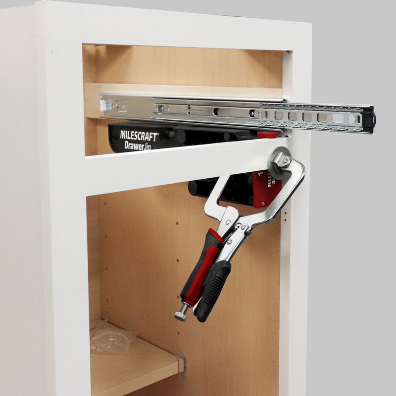 Milescraft 1341 Drawer Jig - Reversible Jigs for Easy Drawer