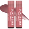 Bálsamo labial tintado natural Burt's Bees, rojo (Red dahlia), 2