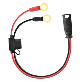 （2-Pack） GC008 X-Connect Fits for NOCO(R), M10 (3/8in) XL Eyelet Terminal Connector Smart Batteries Trickle Charger Cable，Wire Harness with Two 20A fuses
